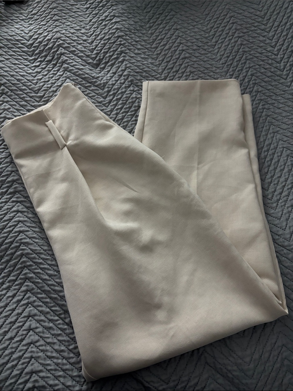 Zara Women's Light Pink Tailored Trousers